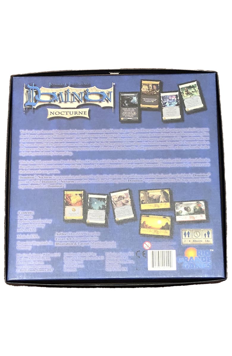 Rio Grande Games Dominion Nocturne Board Games, Strategy Card Game, Kids 14+, Alternate, color, Multicolored