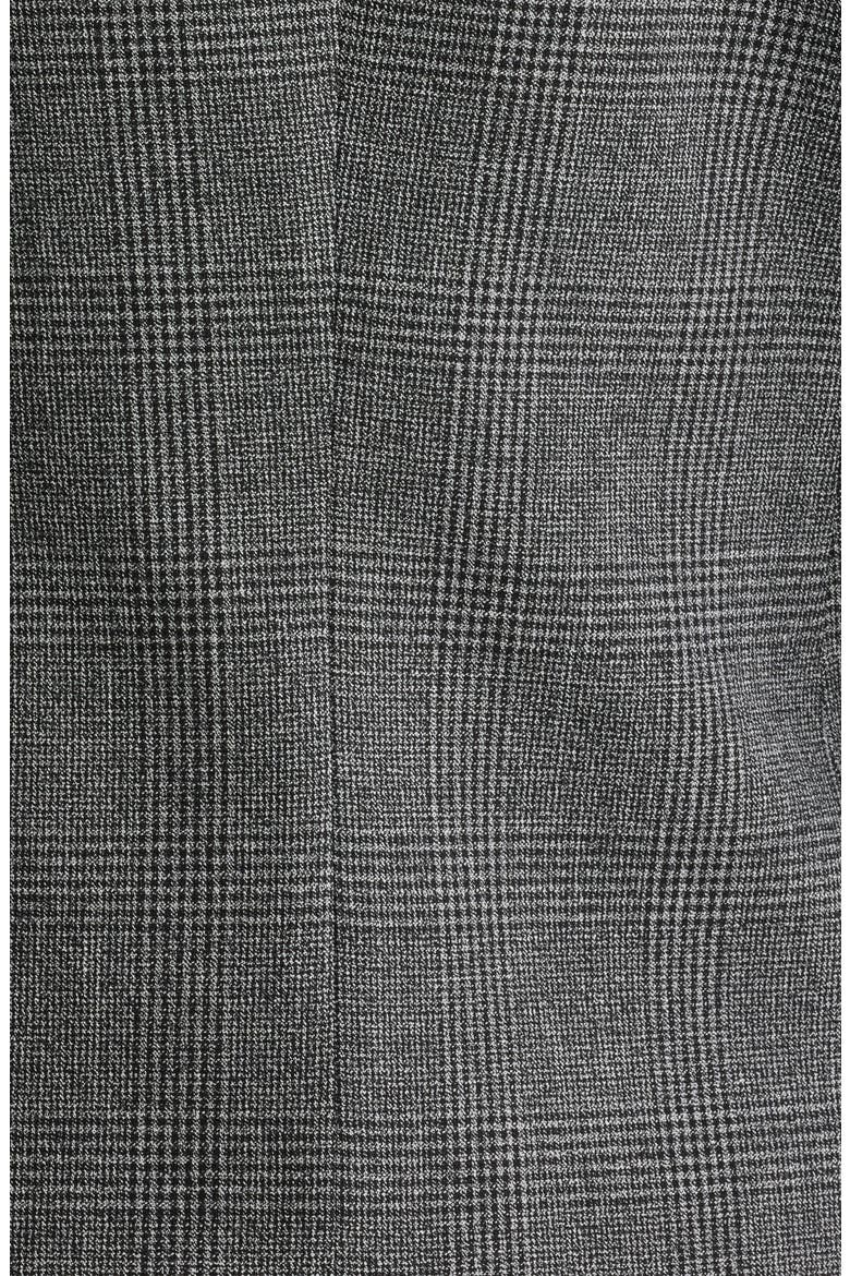 Jarinara Wrap Front One-Button Blazer, Alternate, color, CHARCOAL PLAID