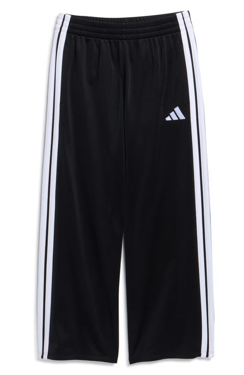 Kids' 3-Stripes Tricot Wide Leg Pants