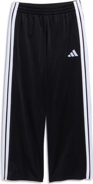 adidas Kids' 3-Stripes Tricot Wide Leg Pants