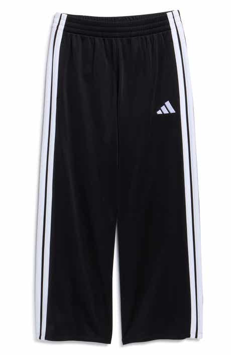Kids' 3-Stripes Tricot Wide Leg Pants