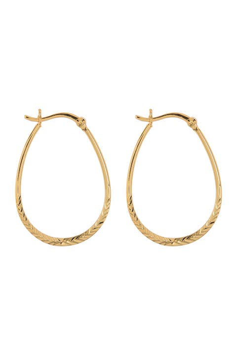 Horseshoe Hoop Earrings