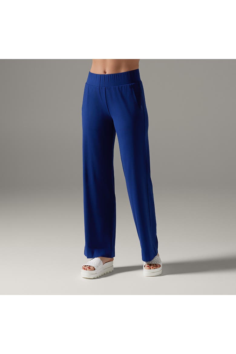 Brushed Tec Knit Wide Leg Pant, Main, color, DEEP NAVY