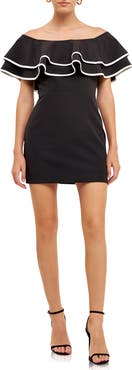 Endless Rose Off the Shoulder Ruffle Minidress