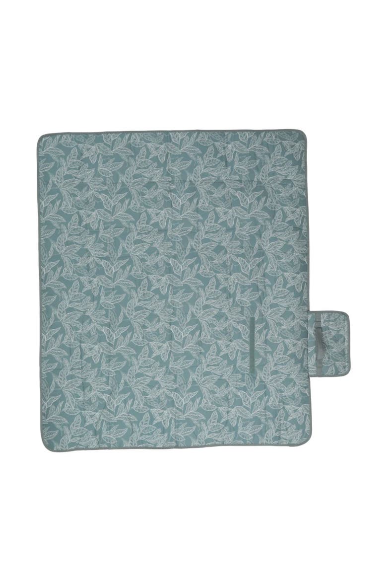 Leaves Picnic Blanket, Main, color, Green
