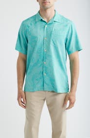 Tommy Bahama Coastal Ease Botanic Loom IslandZone® Camp Shirt