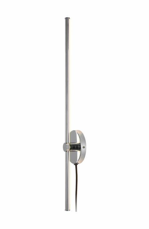Anton 1-Light Modern Minimalist Iron Adjustable Bar Integrated LED Plug-In Sconce