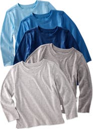 BUTTERBLU London 5-Pack Assorted Organic Cotton T-Shirts