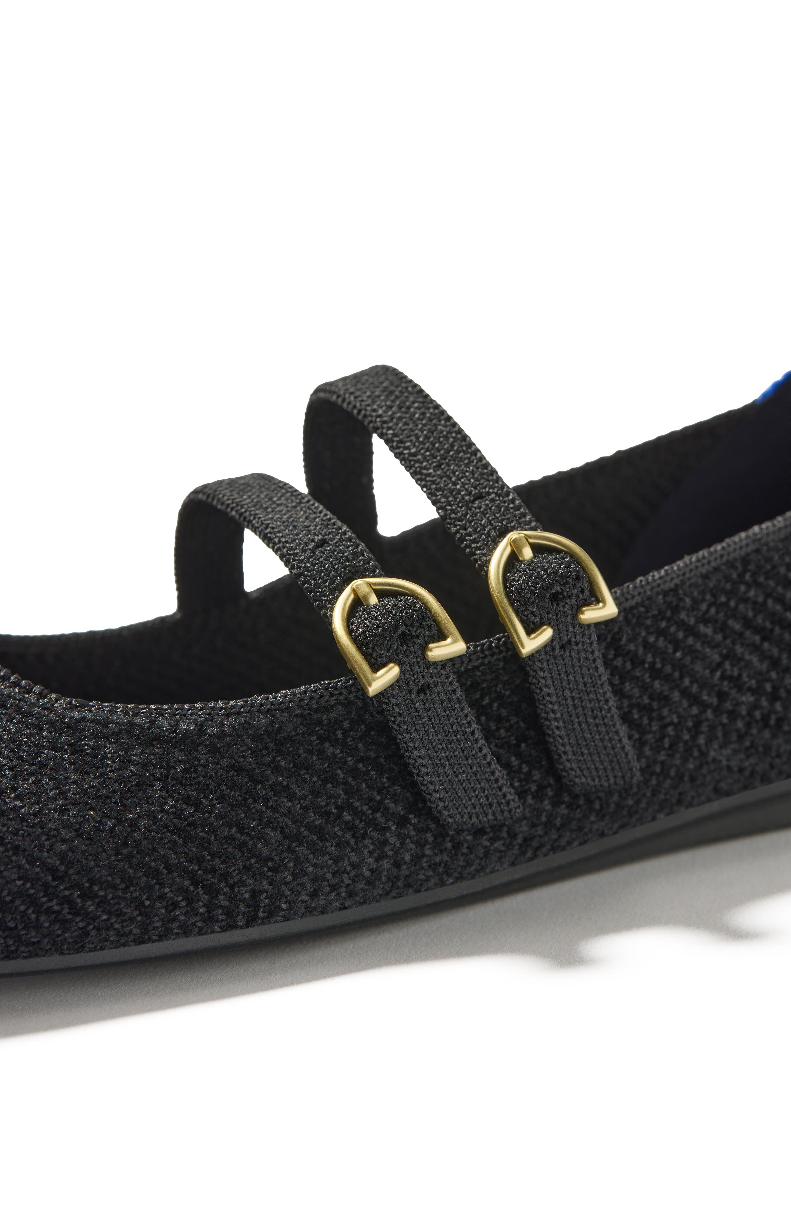Rothy's The ReVelvet Double Buckle Mary Jane, Alternate, color, Revelvet Black
