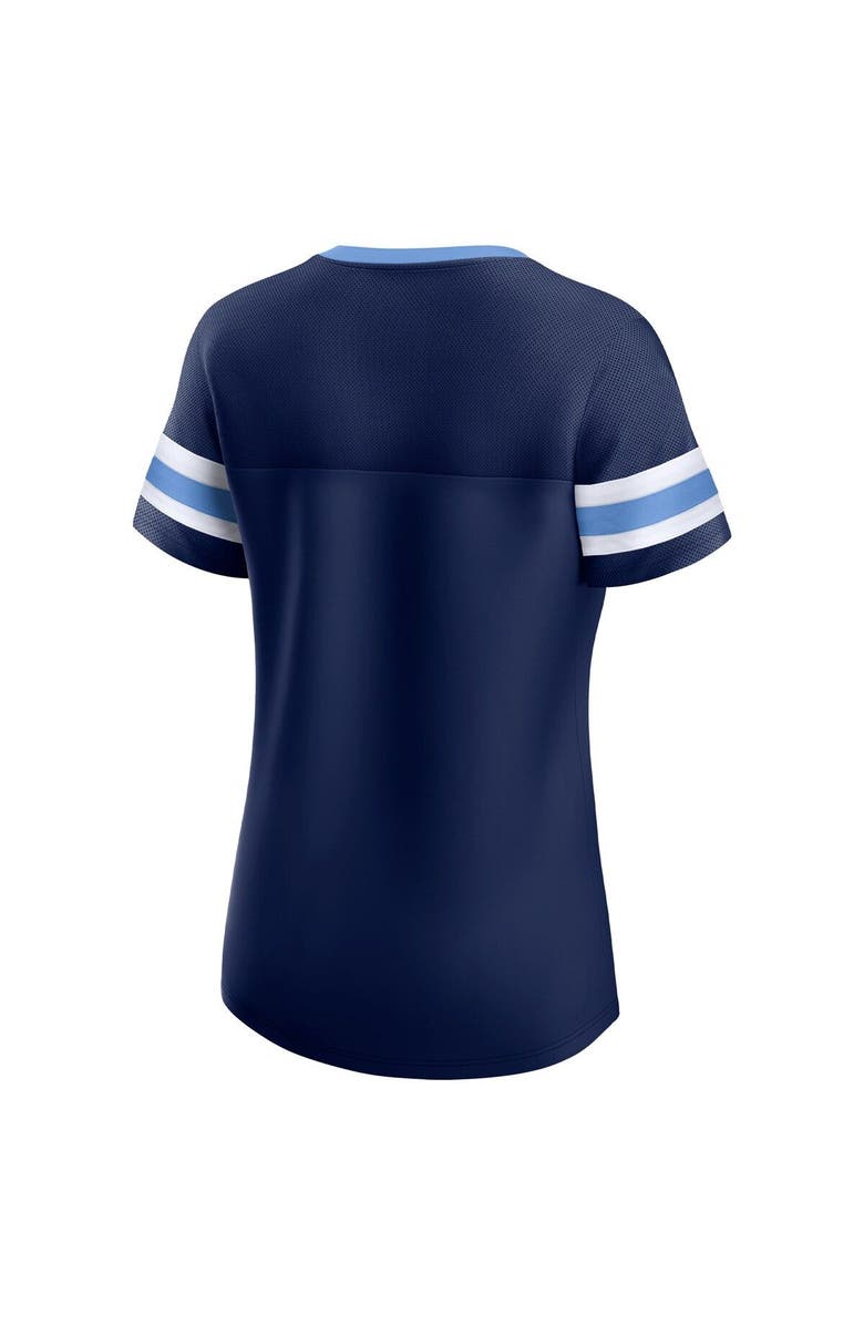 FANATICS Women's Fanatics Branded Navy Tennessee Titans Original State Lace-Up T-Shirt, Alternate, color, Navy