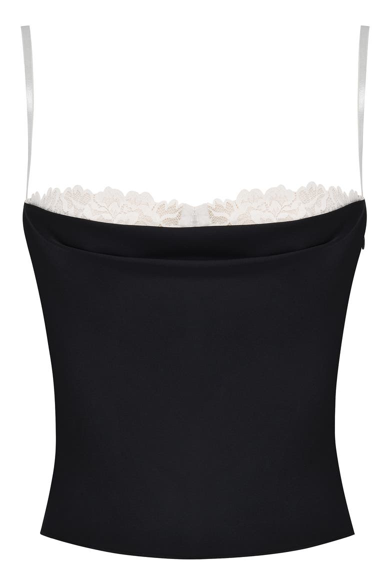 Eli Delicate Underwire Camisole, Alternate, color, BLACK