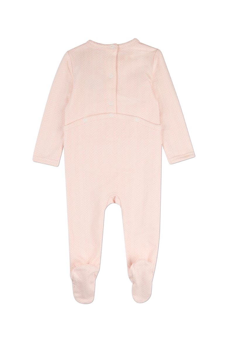 Baby Snuggly Bear Footie, Alternate, color, Barely Pink