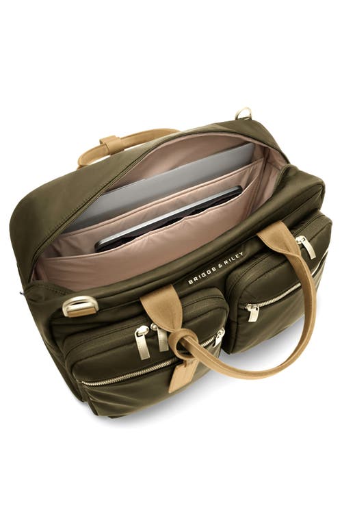 Briggs & Riley Rhapsody Multi-pocket Cabin Bag In Olive