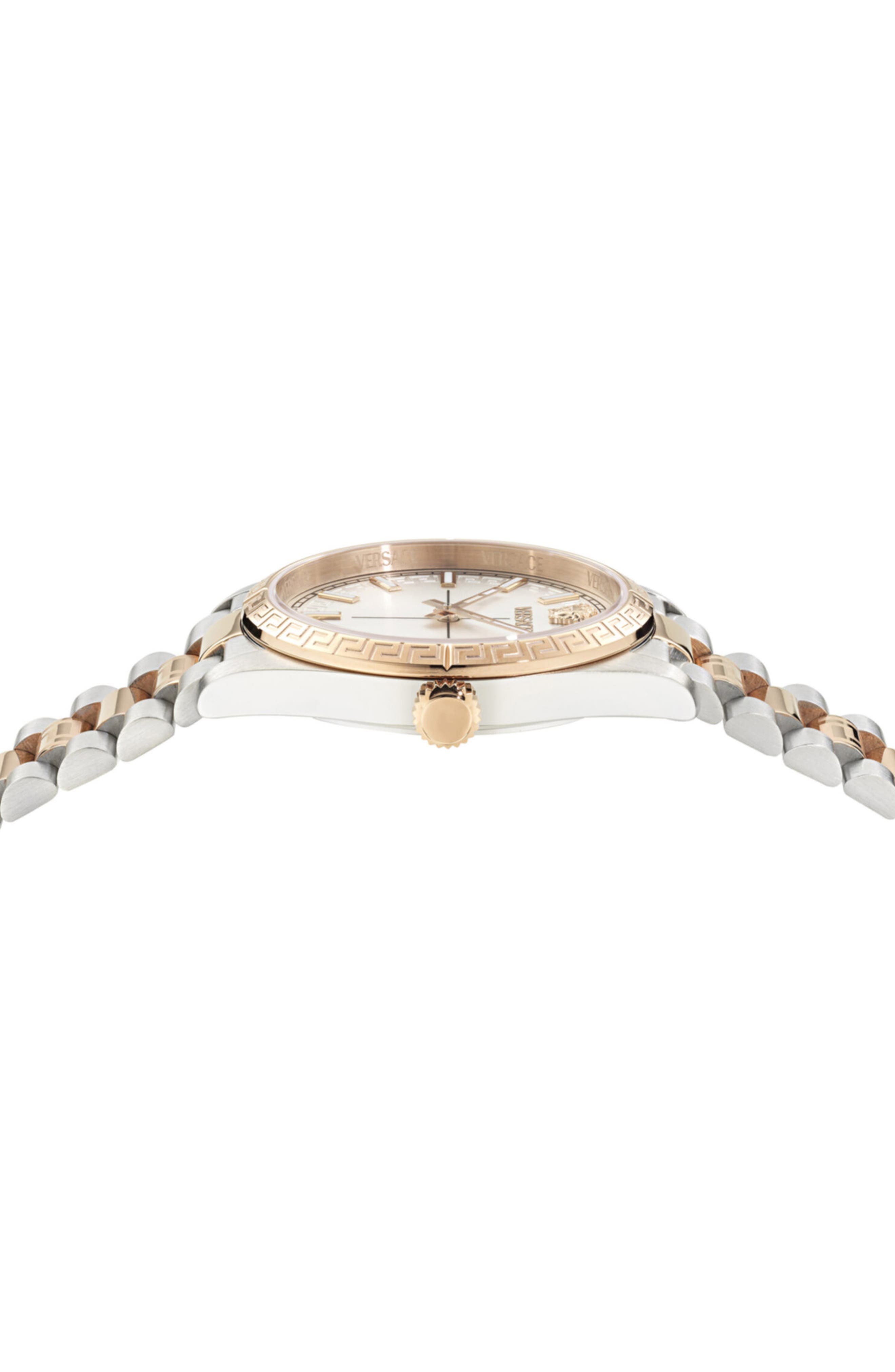 Versace Millenyium Round Two Tone Watch, 32mm (Men) | Nordstromrack