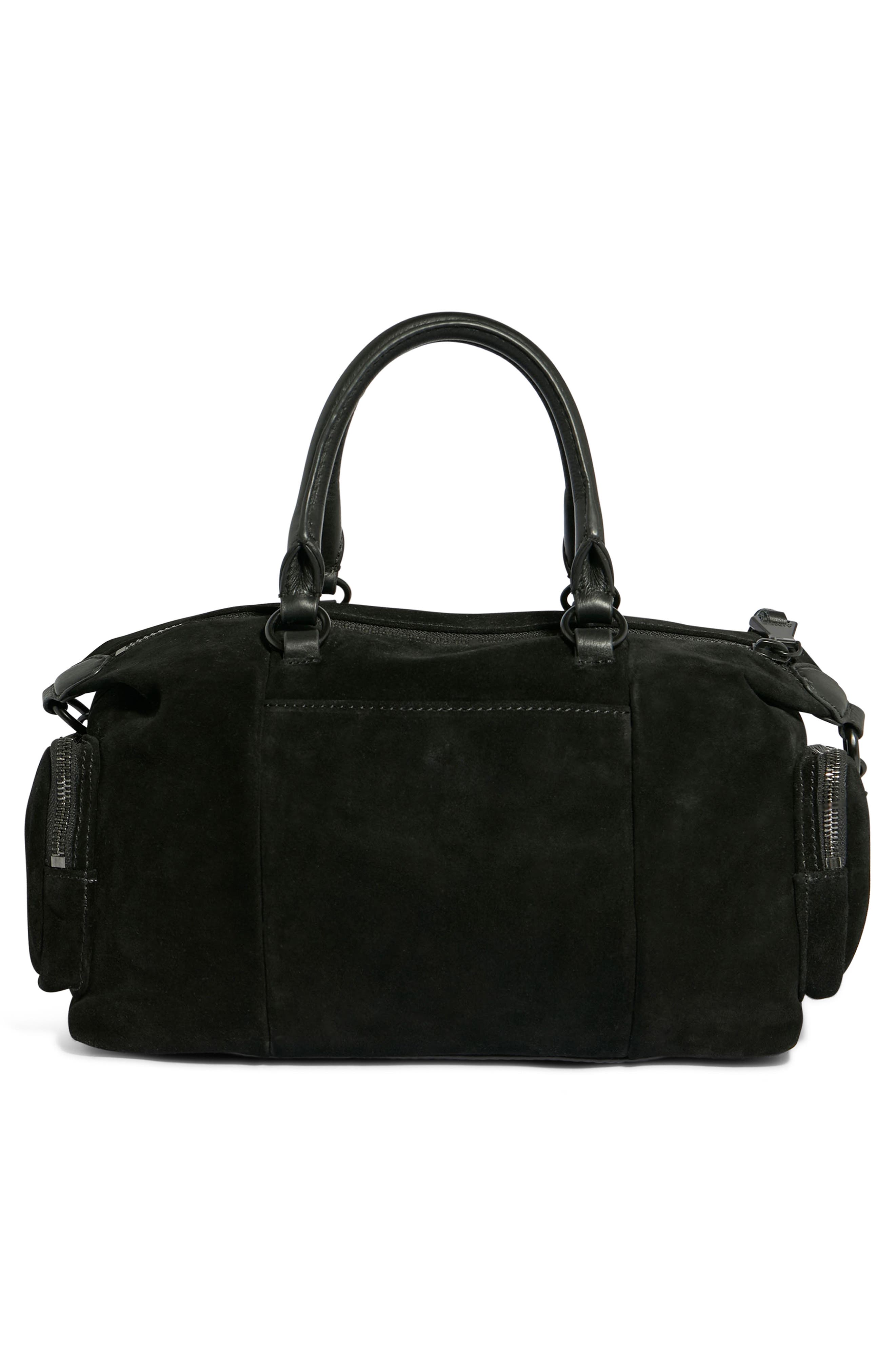 AIMEE Away We Go Leather Satchel, Alternate, color, 