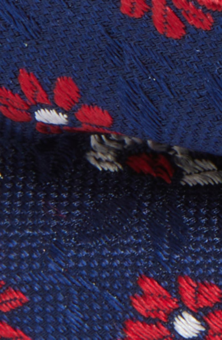 Nordstrom Kids' Stream Floral Pre-Tied Silk & Linen Bow Tie, Alternate, color, Stream Floral Red