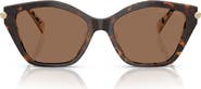 Michael Kors 52mm Catskills Gradient Irregular Sunglasses