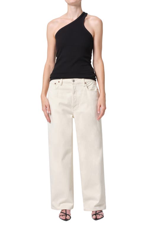 Shop Agolde Low Slung Baggy Jeans In Solar