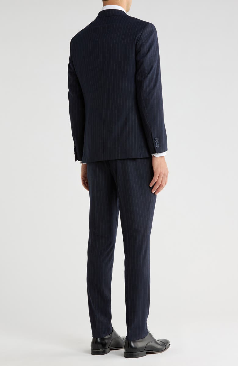 Original Penguin Pinstripe Notch Lapel Suit, Alternate, color, Blue