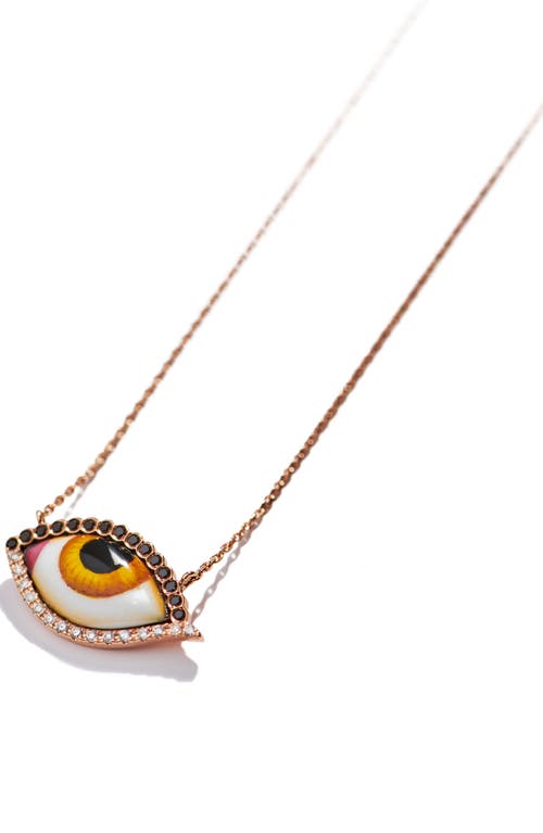 Lito Petit Ambre Necklace In Orange