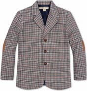Hope & Henry Kids' Organic Brushed Cotton Suit Jacket