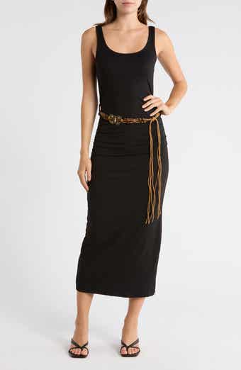 Madden Girl Belted Maxi Tank Dress