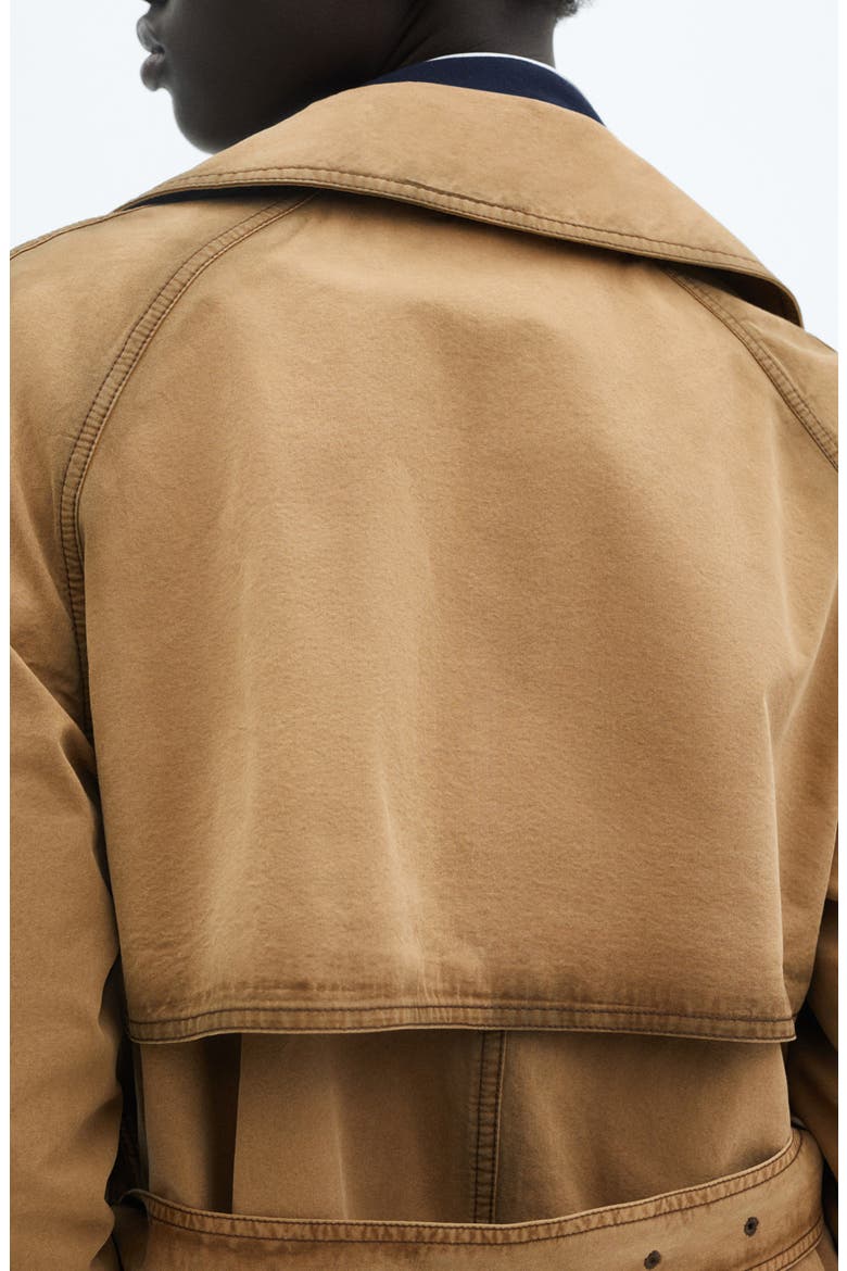 Trench Coat, Alternate, color, BROWN