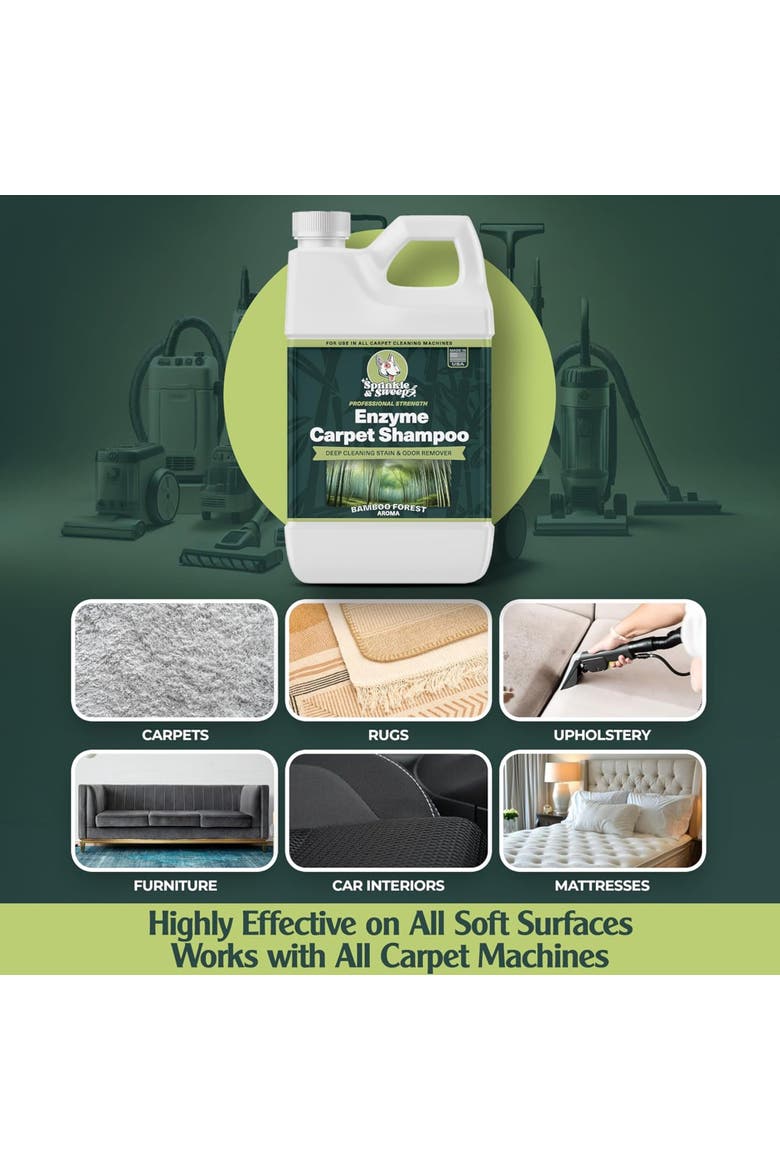 32 oz Enzyme Carpet Shampoo, Alternate, color, Multicolored
