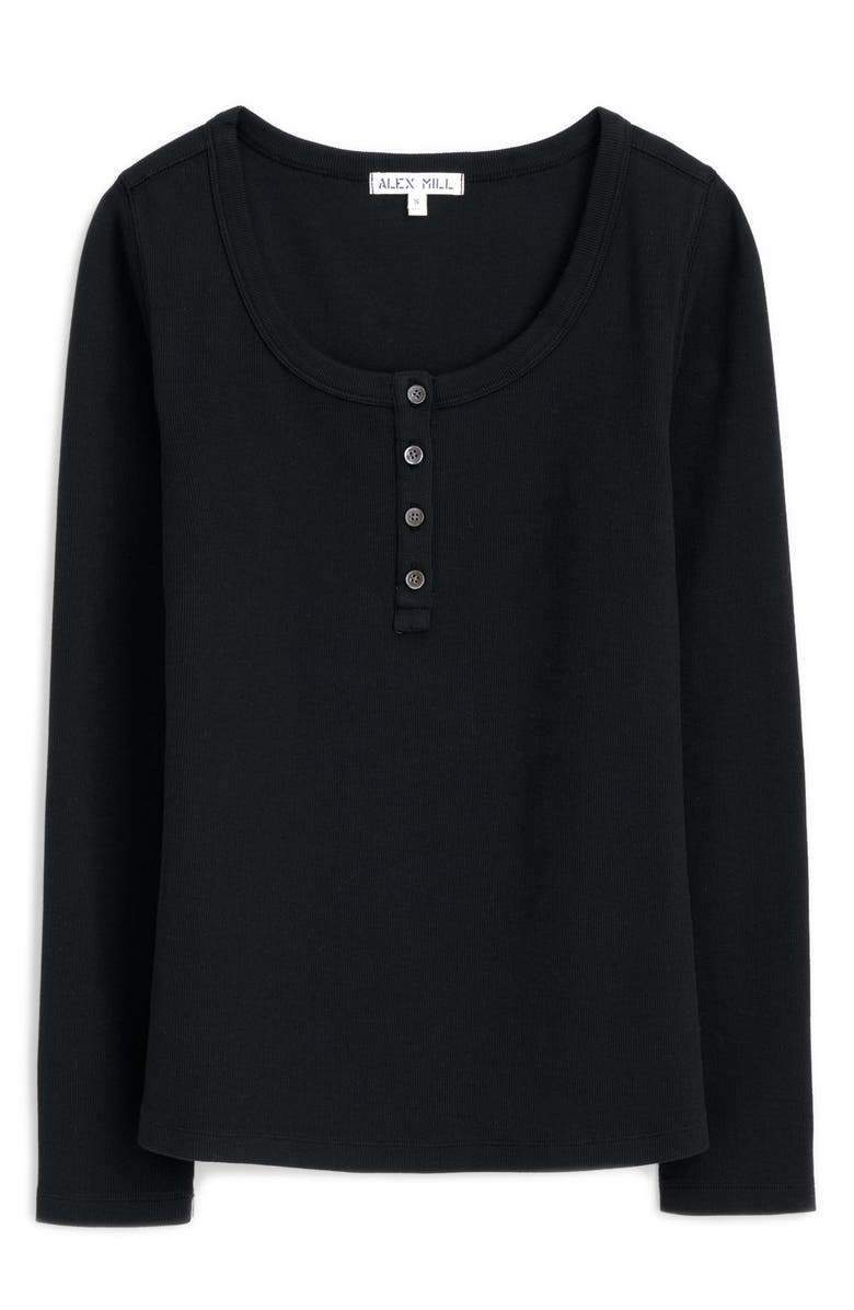 Alex Mill Everyday Long Sleeve Rib Henley, Alternate, color, 