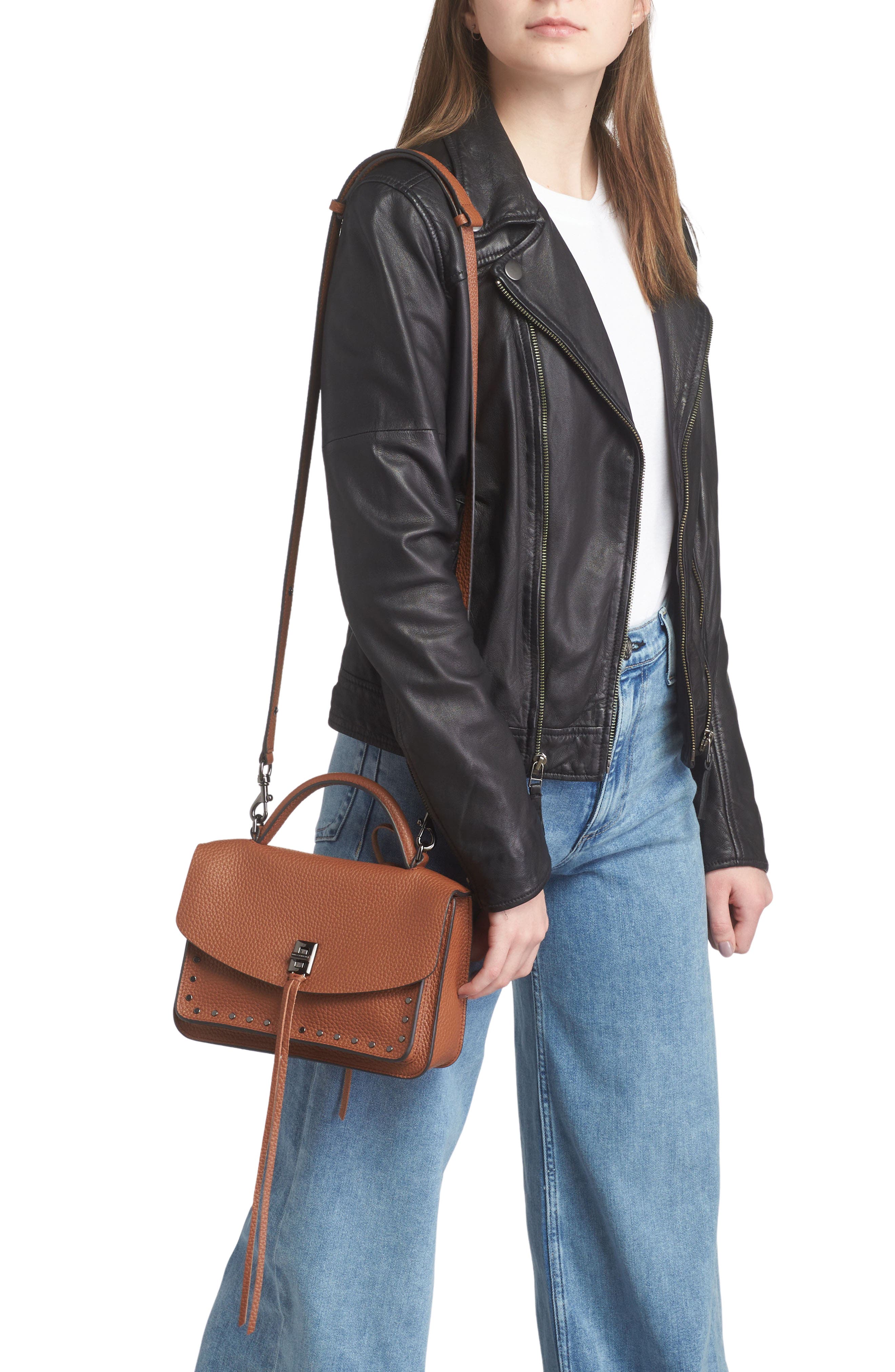 Small Darren Crossbody Messenger Bag, Alternate, color, ROCHER
