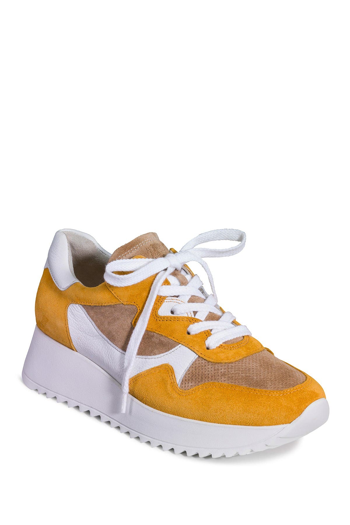 Paul Green R4949 Suede & Leather Sneaker, Main, color, 