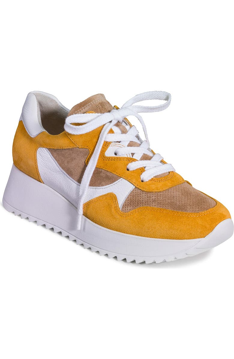 Paul Green R4949 Suede & Leather Sneaker, Main, color,