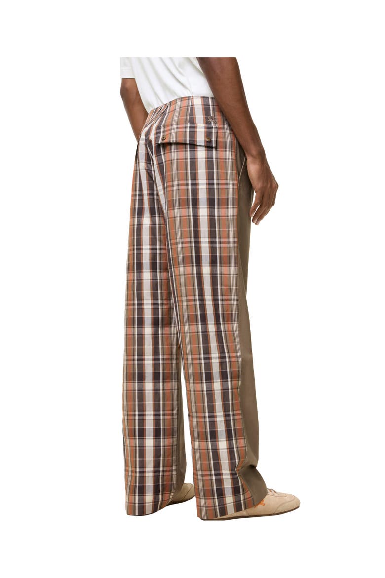 Tropical Gabardine and Check Chinos, Alternate, color, Finch brown