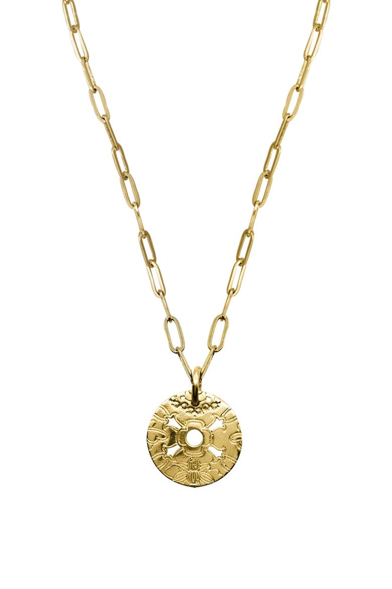 Commet tail Necklace, Main, color, Gold