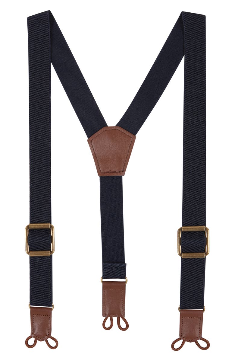 Andy & Evan Kids' Plaid Flannel Shirt, Suspender Pants & Bow Tie Set, Alternate, color, 