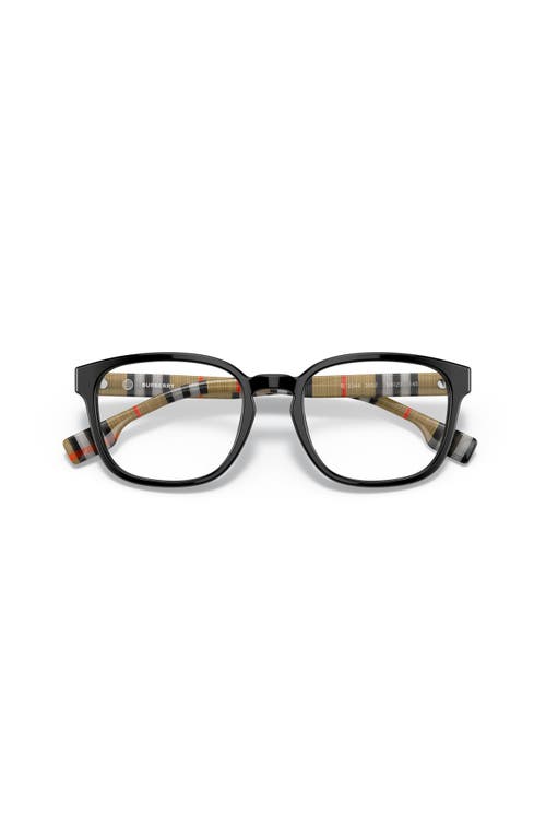 Burberry 53mm Square Optical Glasses In Black