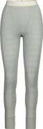 SKIMS Logo Pointelle Cotton Thermal Leggings