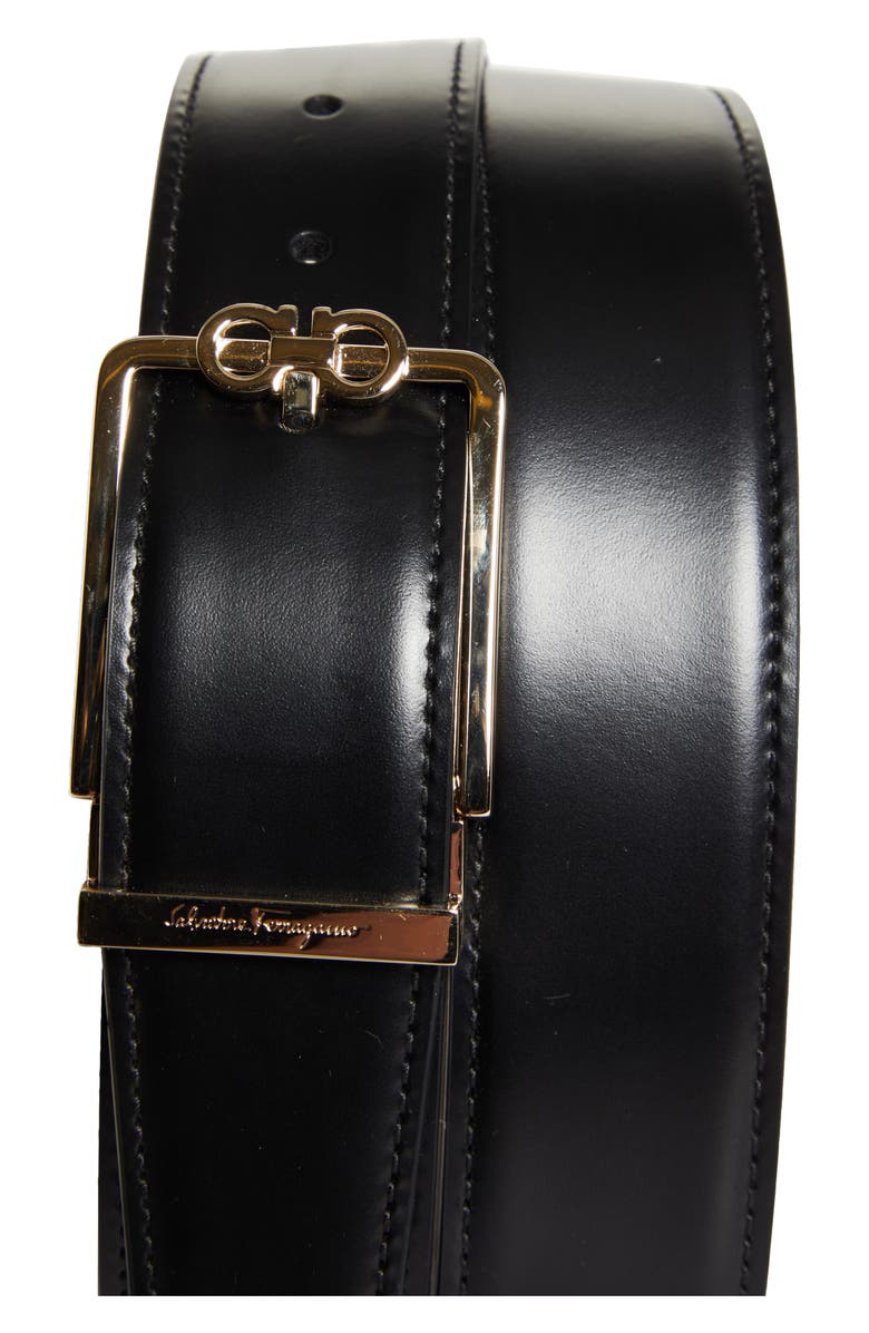FERRAGAMO Gancini Leather Belt, Alternate, color, 