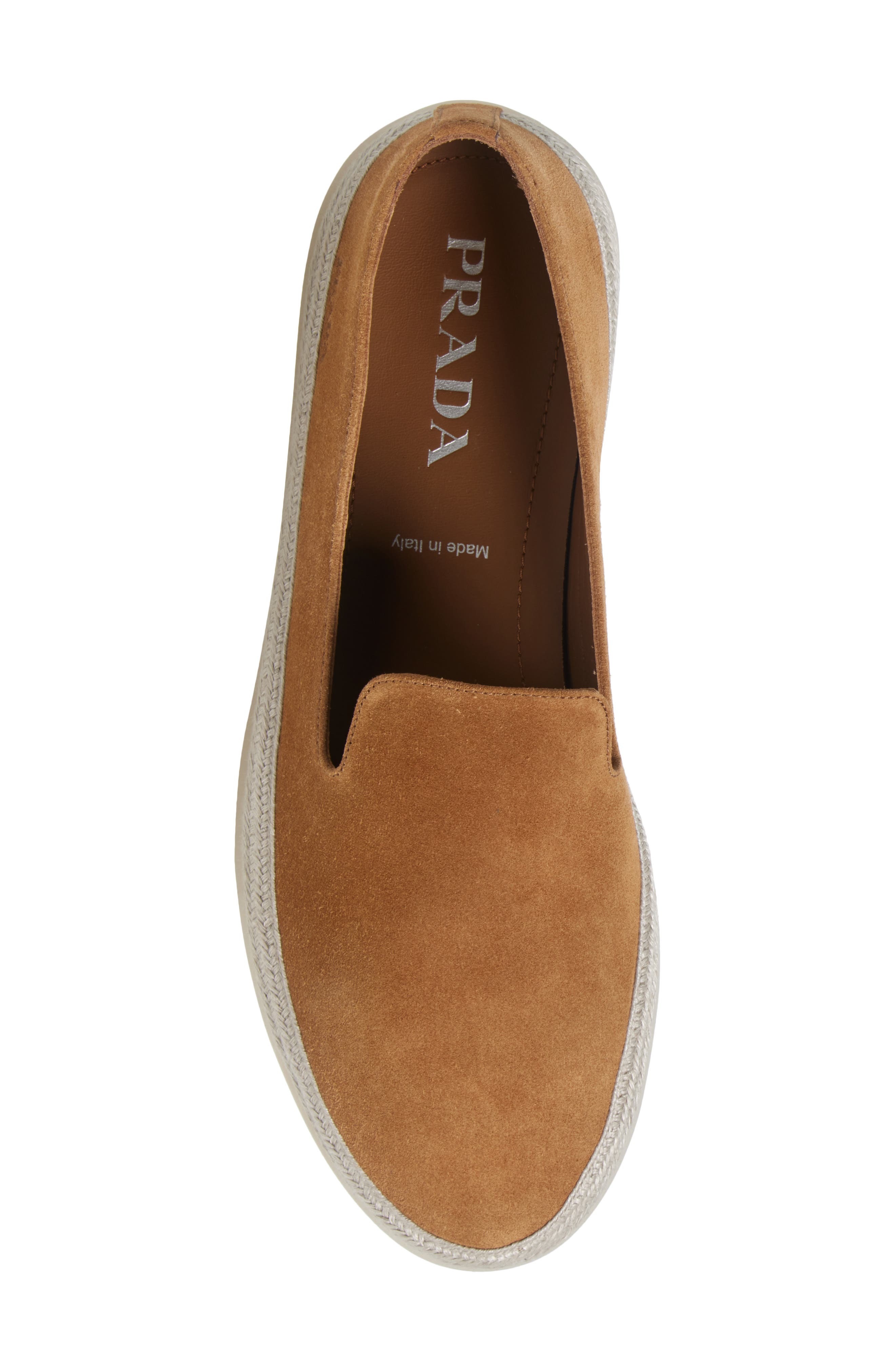 Prada St. Tropez Espadrille, Alternate, color, Cannela