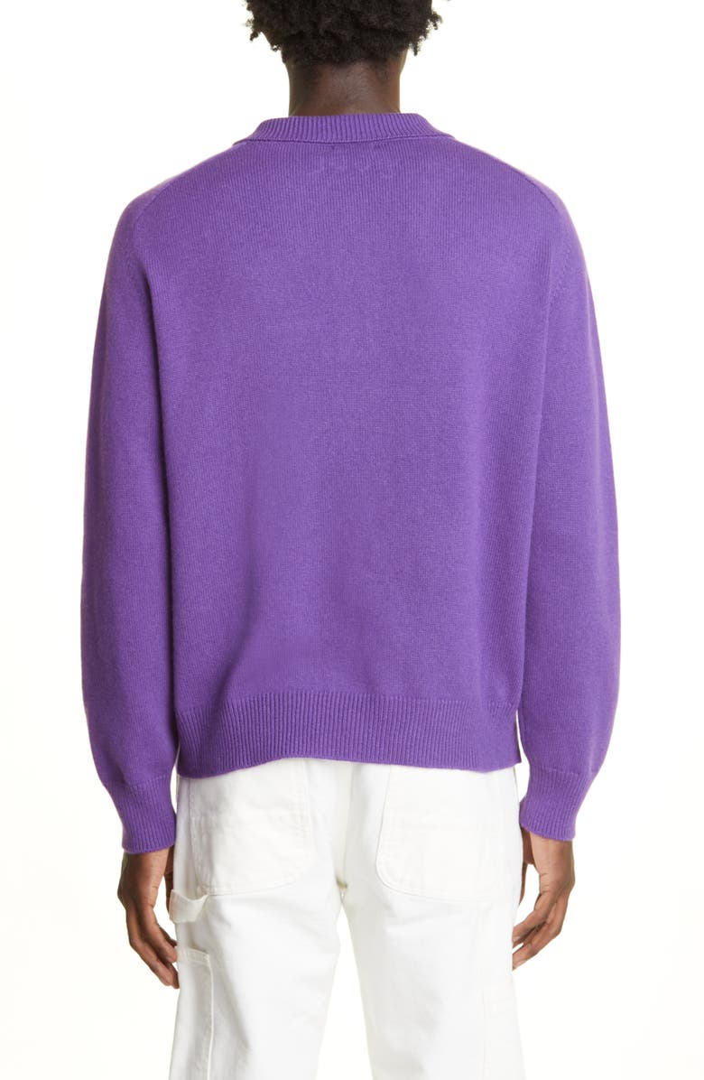 Bode Men's Cashmere Polo Sweater, Alternate, color, 