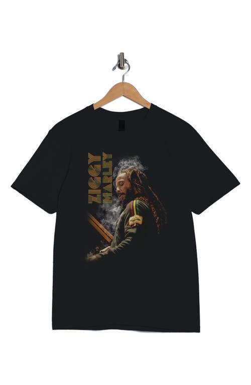 Monster Digital Ziggy Marley Smoke Ziggy Graphic T-shirt In Black