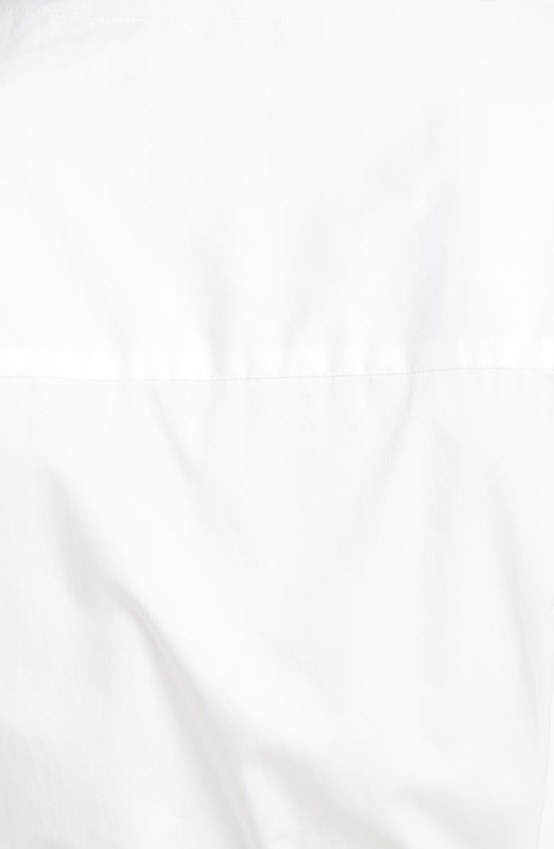 Tibi Cotton Poplin Shirt with Tie Belt, Alternate, color, 