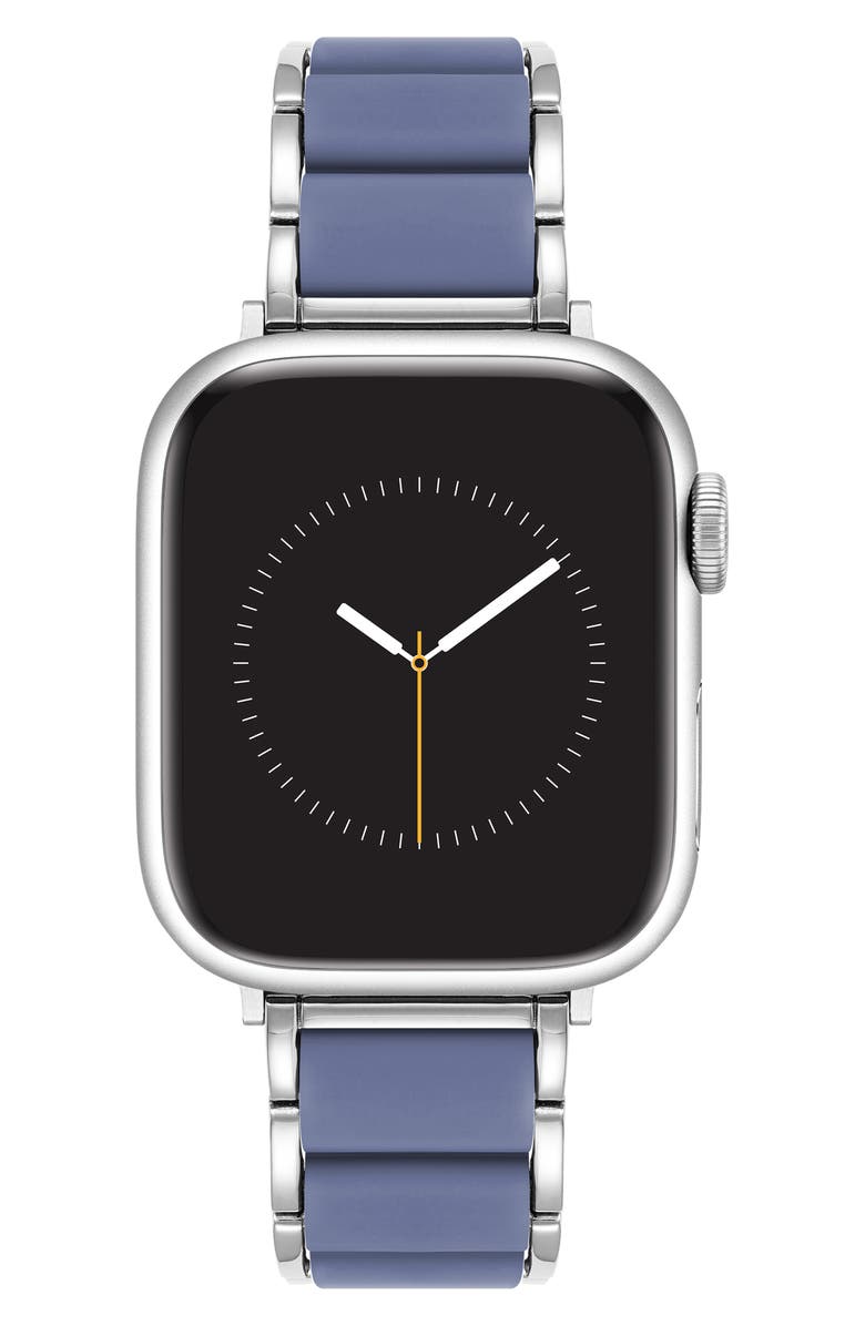 Anne Klein Rubber Link Apple Watch<sup>®</sup> Bracelet Watchband, Alternate, color, 