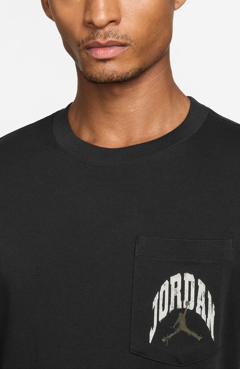 Jordan Realtree<sup>®</sup> Camo Pocket Graphic T-Shirt, Alternate, color, Black/ Sail