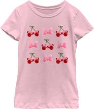 Minnie Mouse Girls' Cherries and Bows T-Shirt