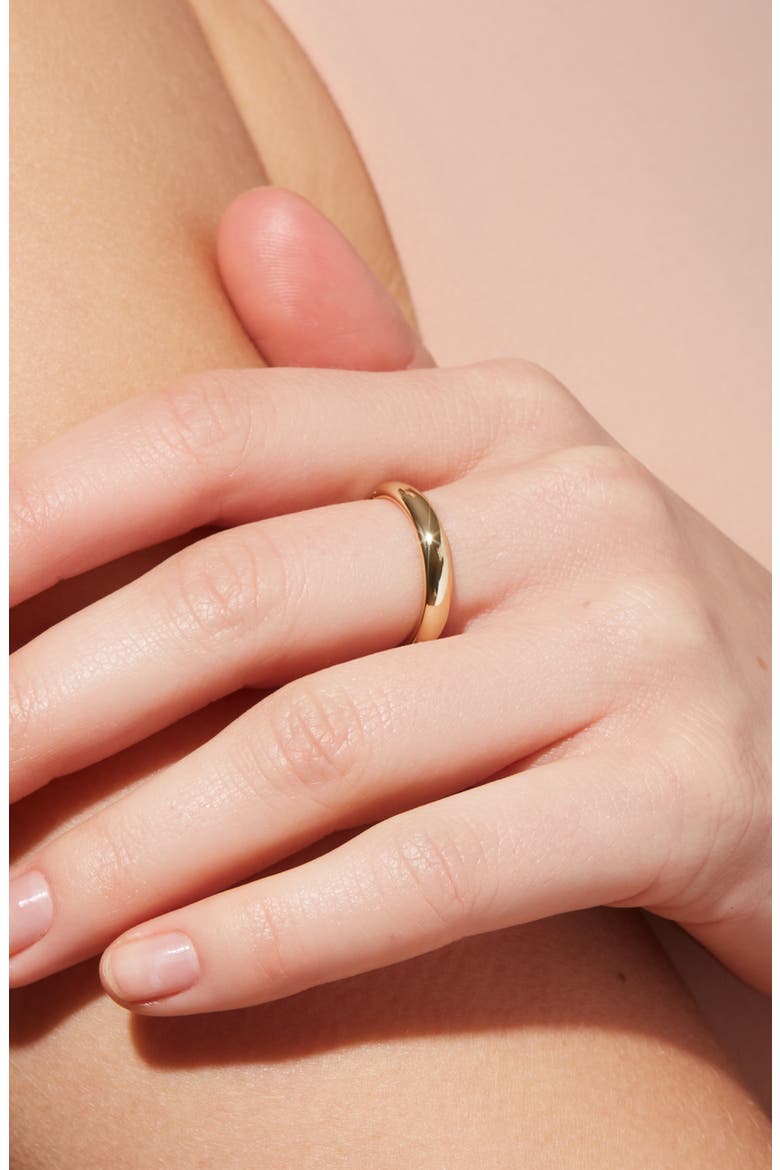 Gold Band Ring - Everly, Alternate, color, Gold
