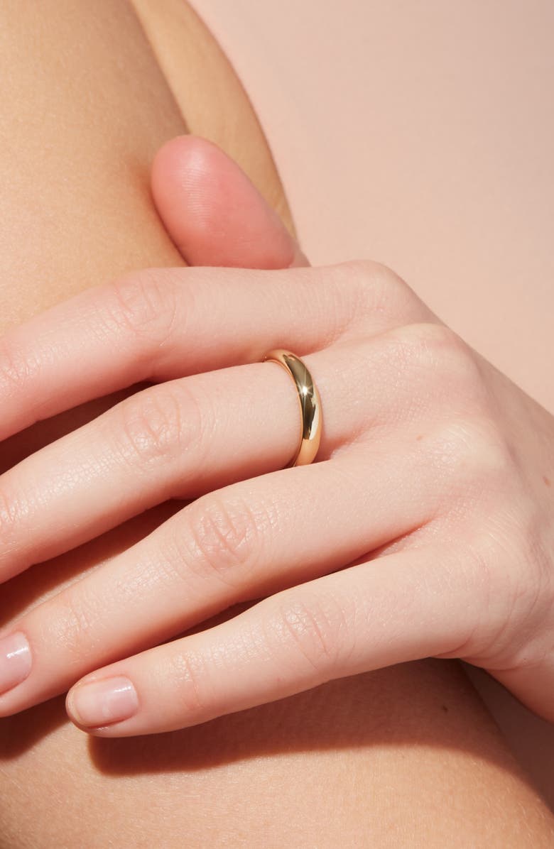 Ana Luisa Gold Band Ring - Everly, Alternate, color, Gold