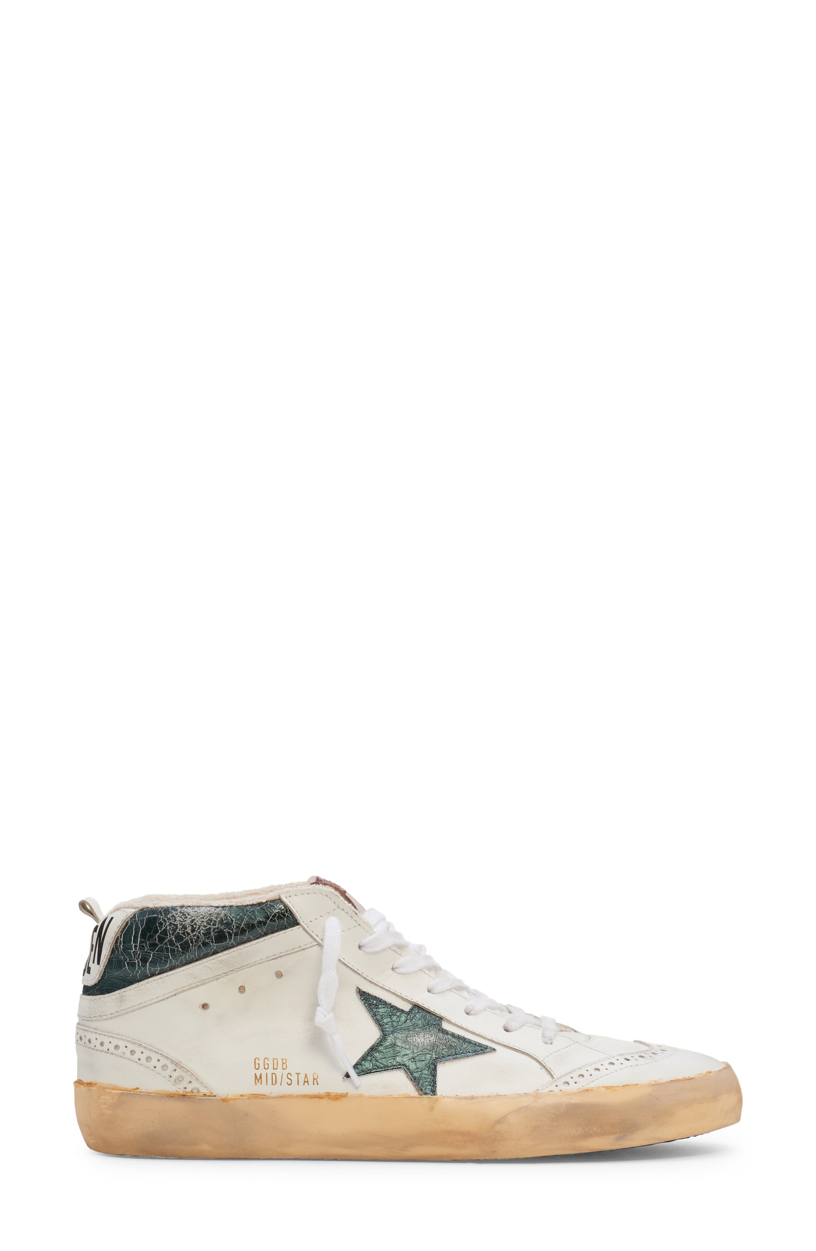 Golden Goose Mid Star Sneaker, Alternate, color, 