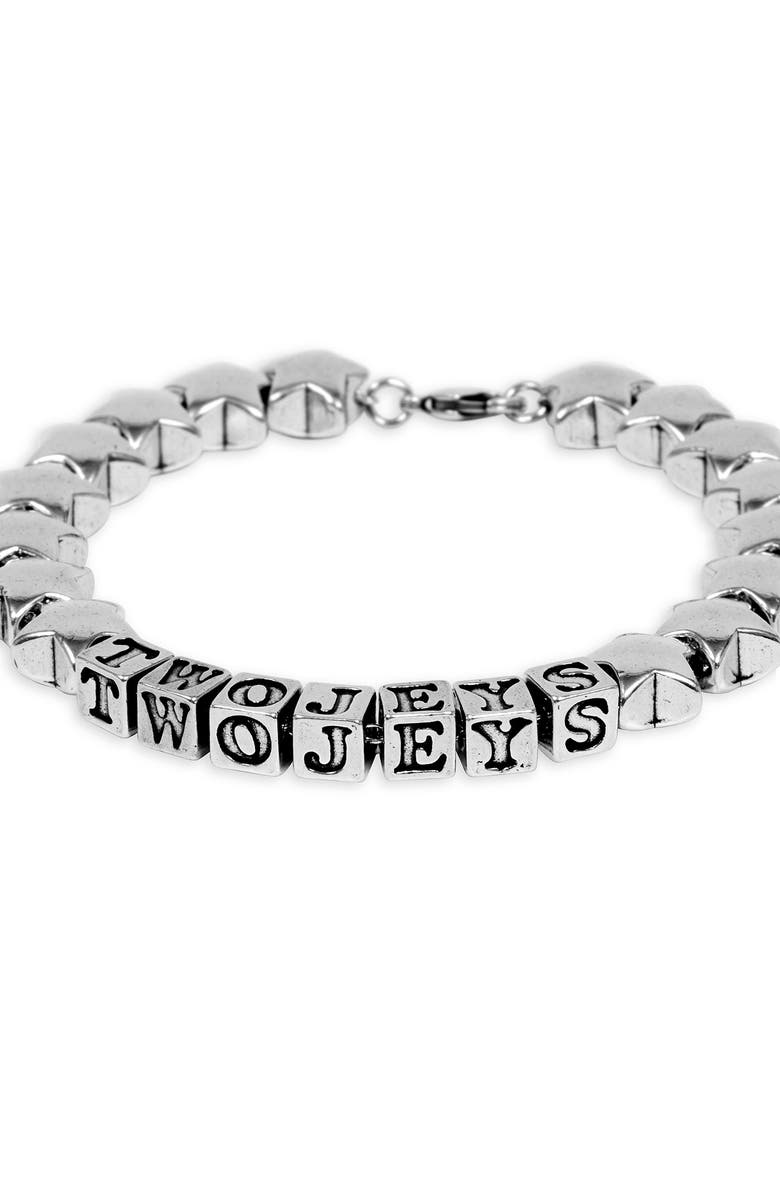 TWOJEYS Men's Stars Bracelet, Alternate, color, Silver