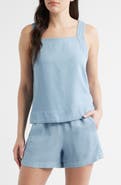 Bernardo Back Tie Sleeveless Top